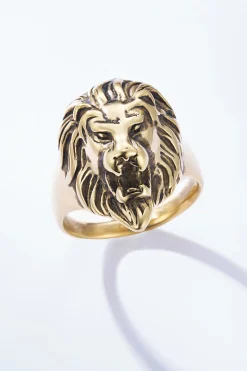 Bague tête de lion