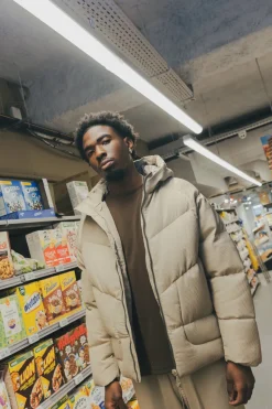 Blouson à capuche uni