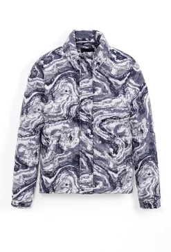 Blouson à motif marbré