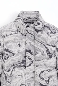 Blouson à motif marbré