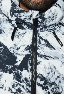 Blouson a motif