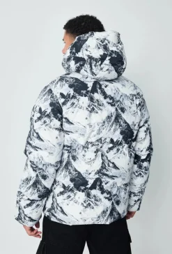 Blouson a motif