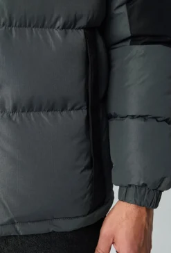 Blouson bi couleur à capuche