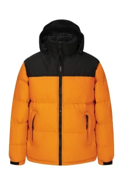 Blouson bi couleur à capuche