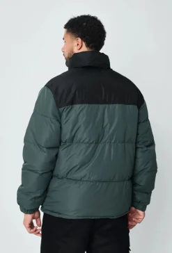 Blouson bi couleur à capuche