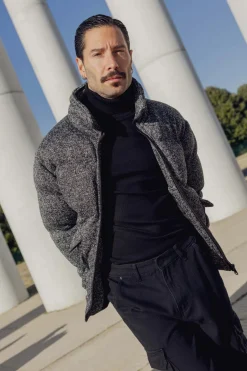 Blouson chiné