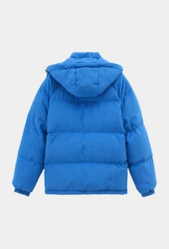 Blouson oversized matelassé à rayure