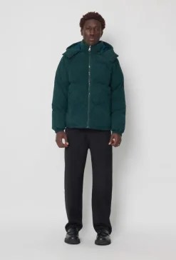Blouson oversized matelassé à rayure