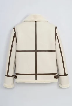 Blouson simili moumoute