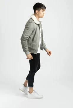 Bomber suedine