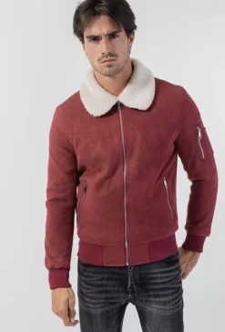 Bomber suedine