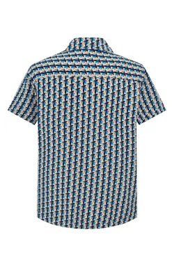 Chemise à imprimé botanique