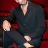 Chemise à manche longues boutonnée pour homme