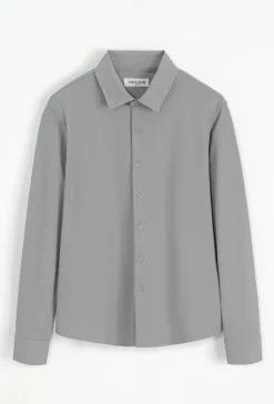 Chemise à manche longues boutonnée pour homme