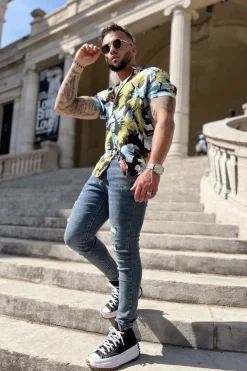 Chemise à manches courtes