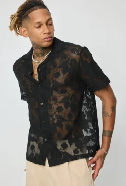 Chemise à motif fleuri