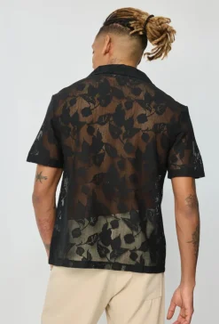 Chemise à motif fleuri