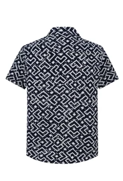 Chemise à motif géométrique
