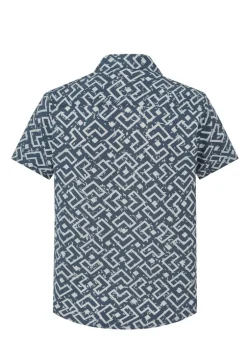Chemise à motif géométrique