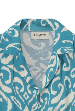 Chemise à motifs ethniques
