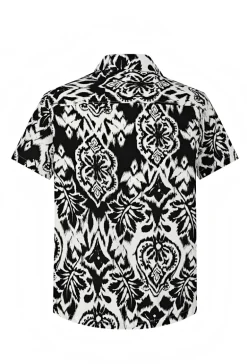 Chemise à motifs fleur