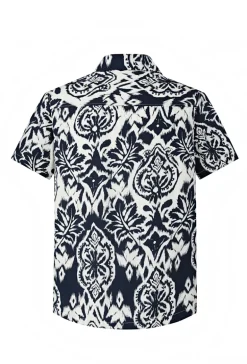 Chemise à motifs fleur