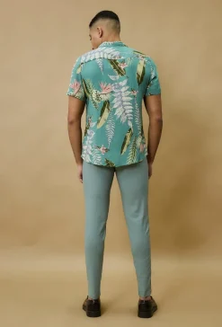 Chemise à motifs fleuri
