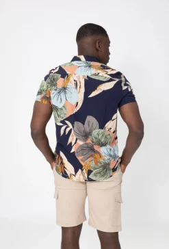 Chemise à motifs manches courtes