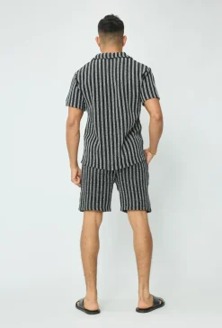 Chemise à rayure décontractée crochet