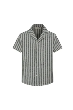 Chemise à rayure décontractée crochet