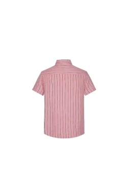 Chemise à rayure manches courtes