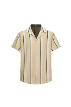 Chemise à rayure manches courtes