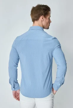 Chemise à rayure tennis manches longues