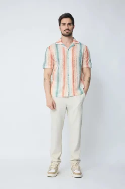 Chemise à rayures