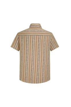 Chemise à rayures avec poche
