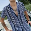 Chemise à rayures classique