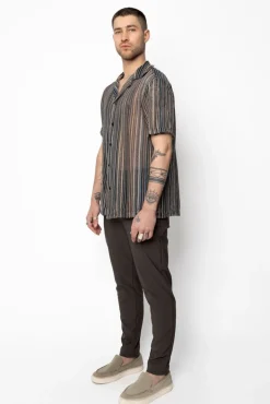 Chemise à rayures classique