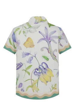 Chemise chic avec des motifs botaniques