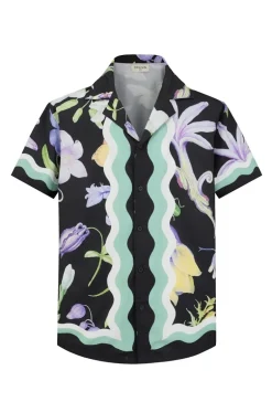 Chemise chic avec des motifs botaniques