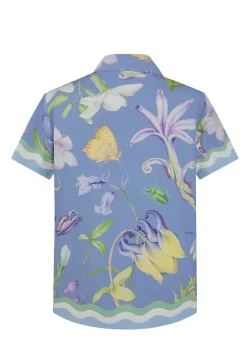 Chemise chic avec des motifs botaniques