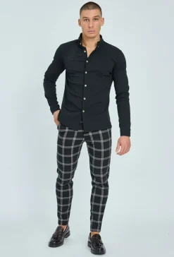 Chemise classique à boutons fantaisie