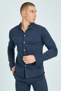 Chemise classique à boutons fantaisie