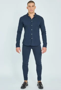 Chemise classique à boutons fantaisie