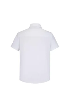 Chemise classique unie à manches courtes