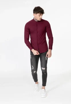 Chemise col mao