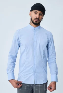 Chemise col mao
