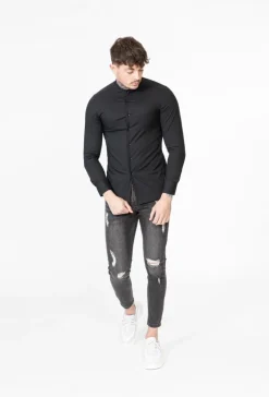 Chemise col mao