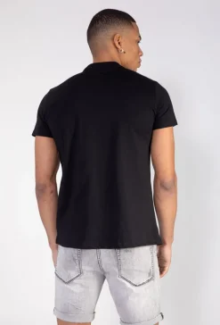 Chemise col mao manches courtes