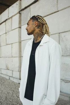 Chemise cotelé oversize