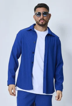 Chemise cotelé oversize